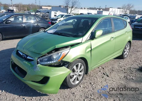 2014 Hyundai Accent Se z USA, uszkodzony, nr VIN KMHCU5AEXEU175389